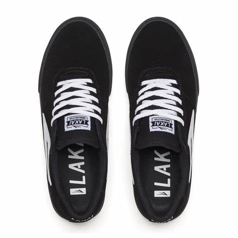 LAKAI MANCHESTER BLACK SUEDE SHOES