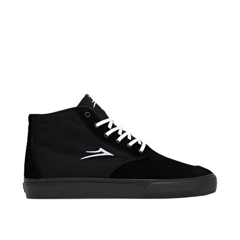 LAKAI RILEY 3 HIGH BLACK / BLACK SUEDE SHOES