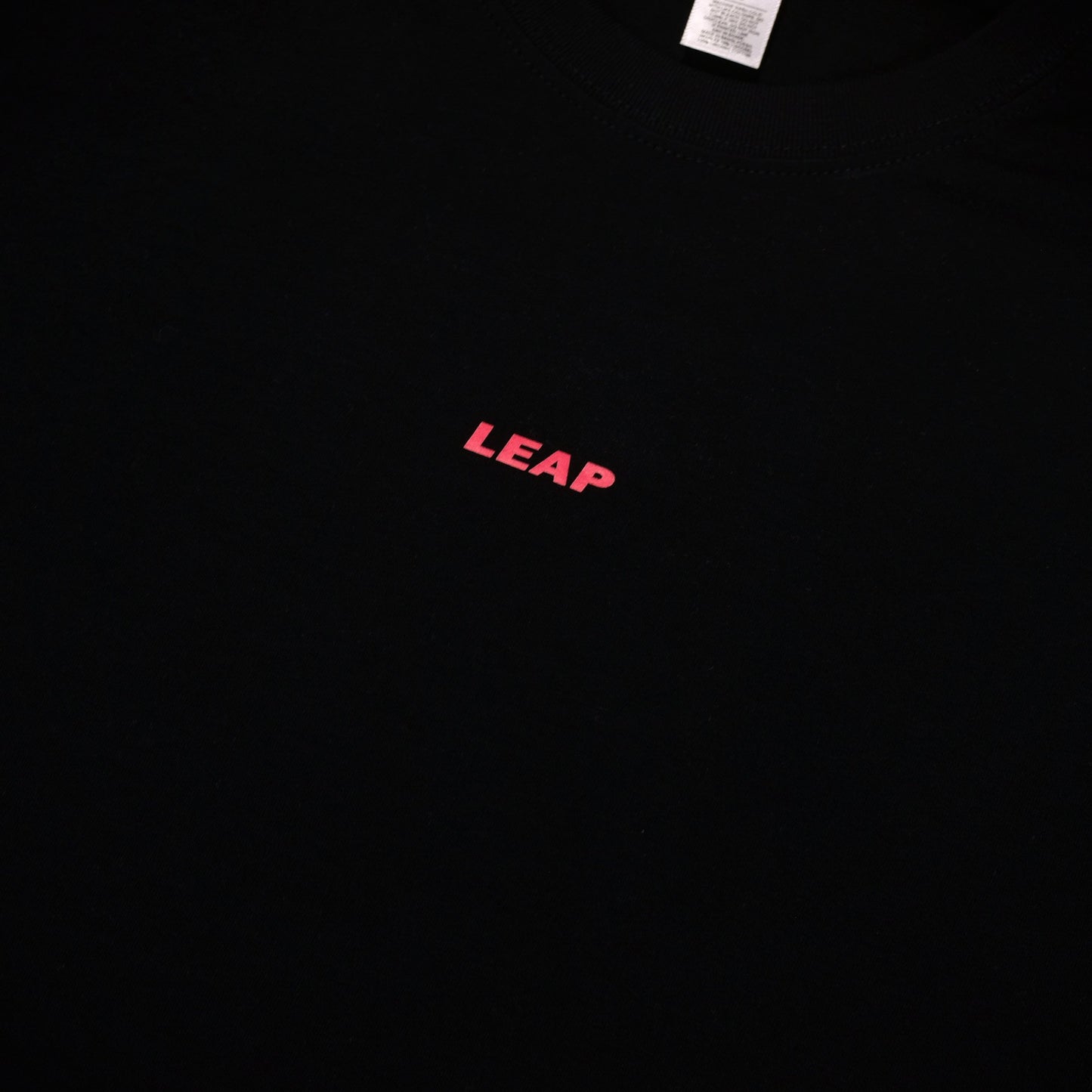 Leap Black Logo T-Shirt Large