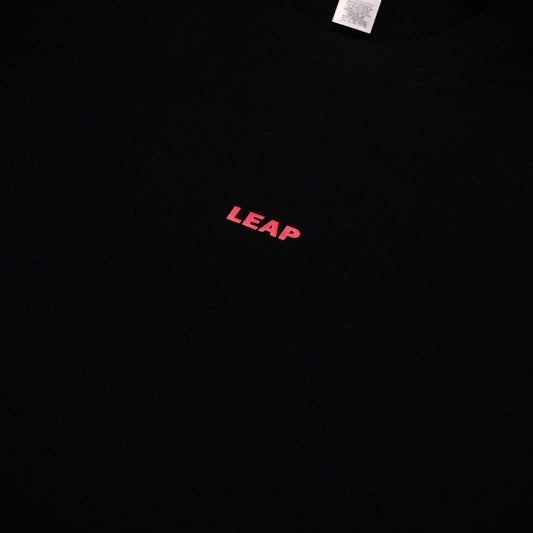 Leap Black Logo T-Shirt Large