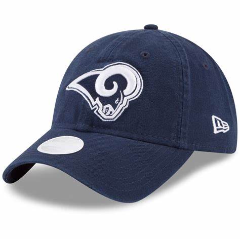 LOS ANGELES RAMS 9TWENTY NEW ERA CORE CLASSIC NAVY HOOK AND LOOP HAT