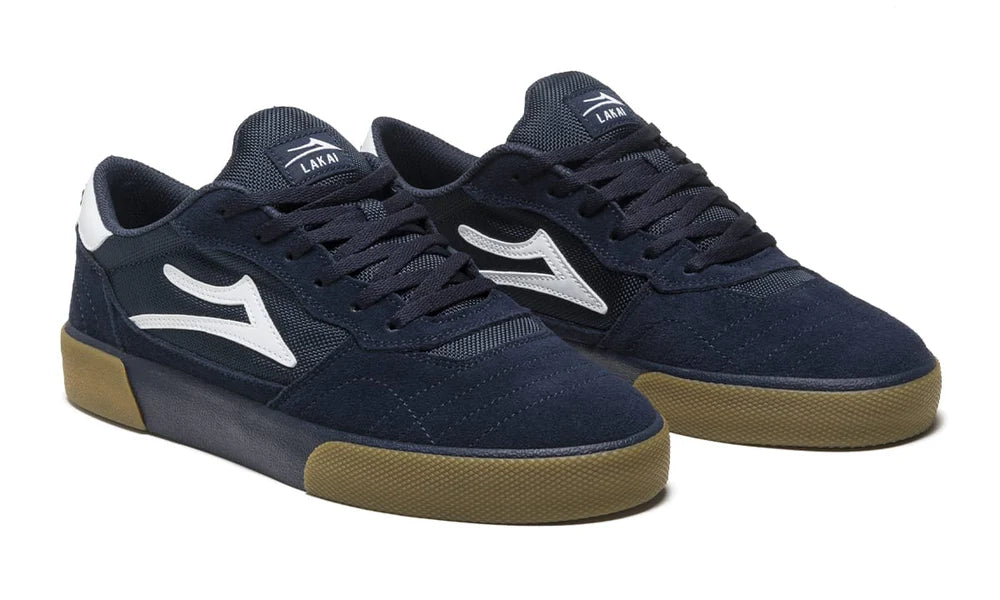 Lakai Cambridge Navy / Gum Suede shoes