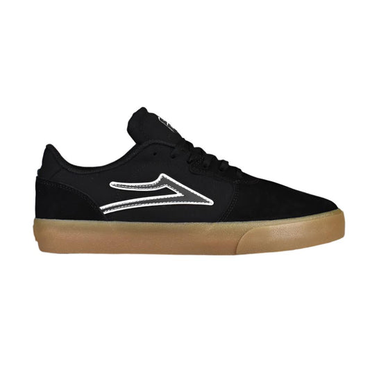 Lakai Cardiff Black Gum Suede Shoes