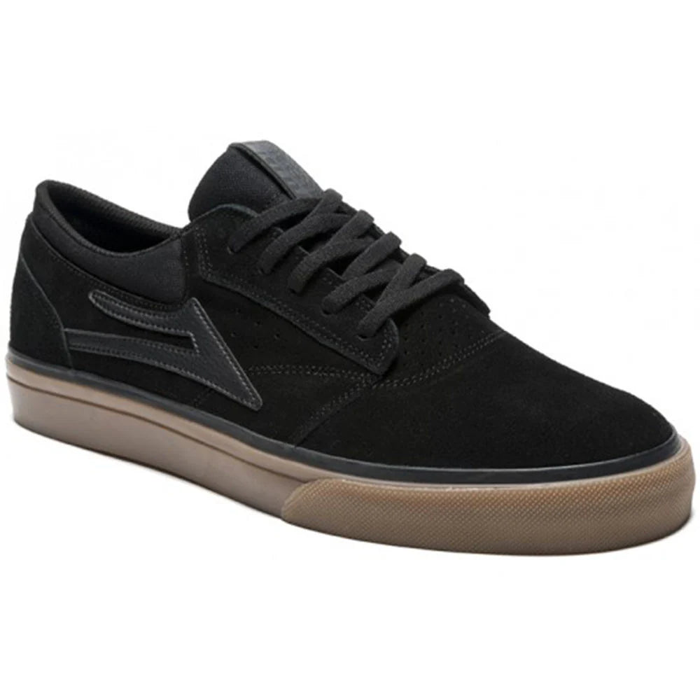 Lakai Griffin Black Gum Suede Shoes