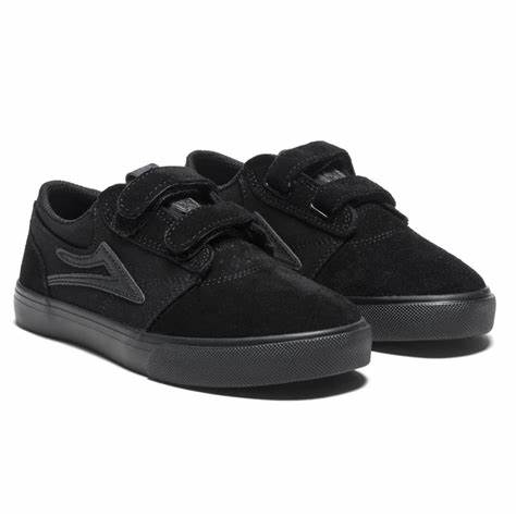 Lakai Griffin Kids Black/Black Suede