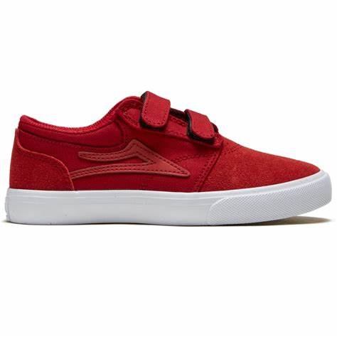 Lakai Griffin Kids Red/Reflective Suede