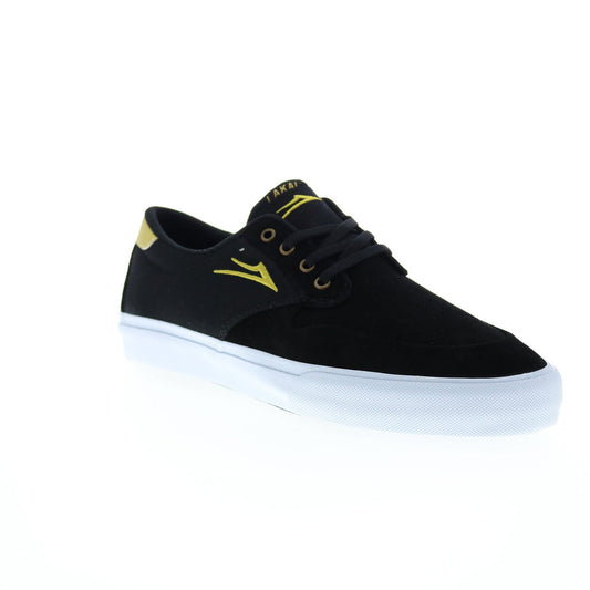 Lakai Riley 3 Black / Gold Suede shoes