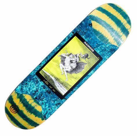 MADNESS ALLA GREEN SWIRL POPSICLE R7 RIP SLICK DECK - 8.625"