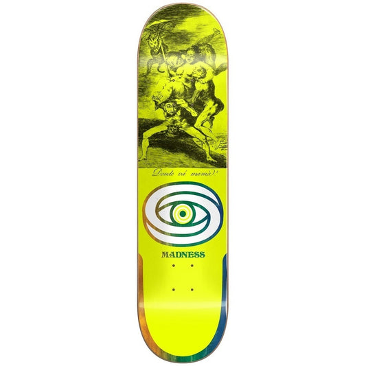 MADNESS DONDE NEON YELLOW R7 DECK - 8.5"