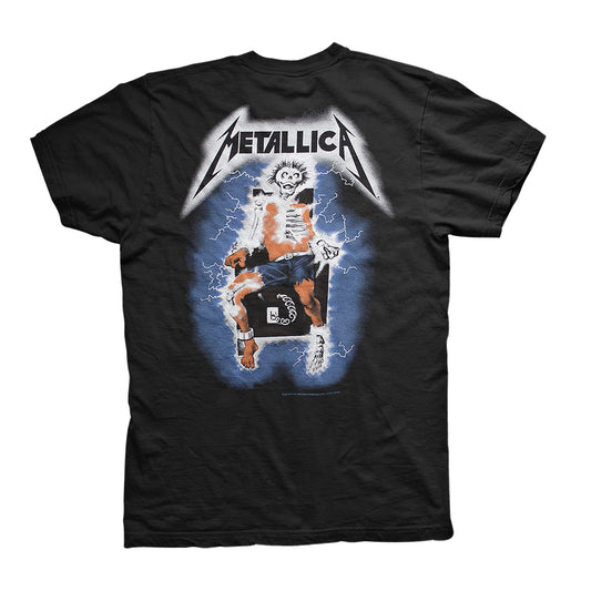 METALLICA VINTAGE ELECTRIC CHAIR BLACK  T-SHIRT