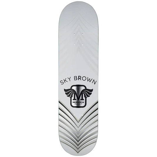 MONARCH PROJECT SKY HORUS - METALLIC SILVER R7 DECK  - 8.0"