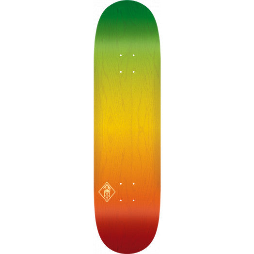 Mini Logo Watchtower Fade Skateboard Deck Rasta - Shape 244 K20 - 8.5" x 32.08"