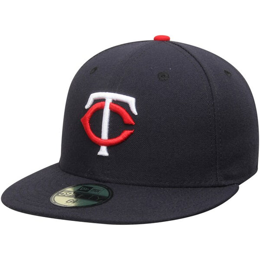 Minnesota Twins Navy Blue Fitted Hat