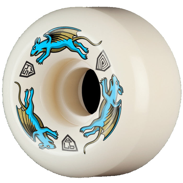 Powell Peralta Dragon Formula Blue 97A Nano Rat 54X34MM Wheels