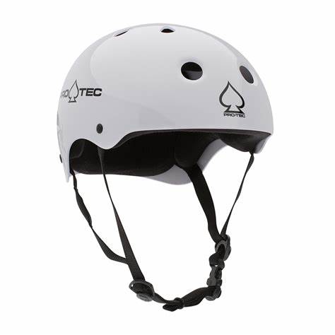 PROTEC CLASSIC SKATE GLOSS WHITE HELMET