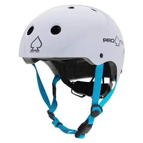 PRO TEC Junior Classic Fit Gloss White Youth S