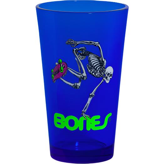 Powell Peralta Pint Glass Skateboard Skeleton Blacklight