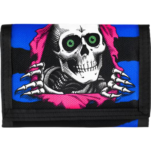 Powell Peralta Ripper Trifold Velcro Wallet Blacklight