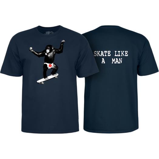 Powell Peralta Skate Chimp Navy T-shirt