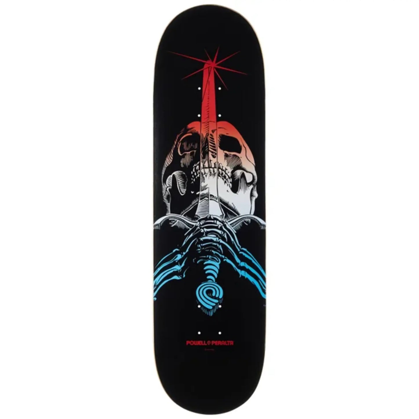 Powell Peralta Skull & Sword Blue Fade 9.0