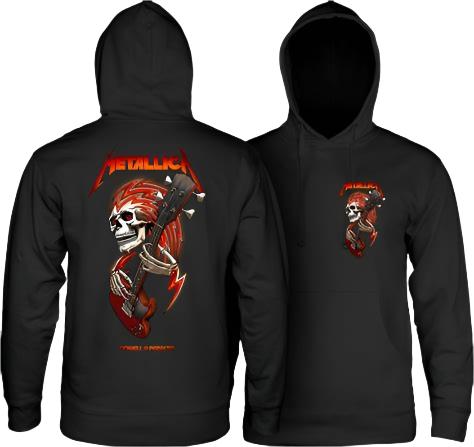 Powell Peralta x Metallica Black Pullover Hooded Sweatshirt