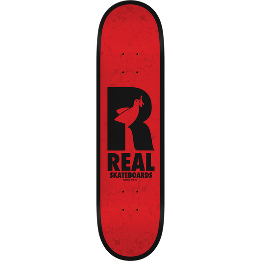 REAL DOVES REDUX RED / BLACK DECK - 8.5"