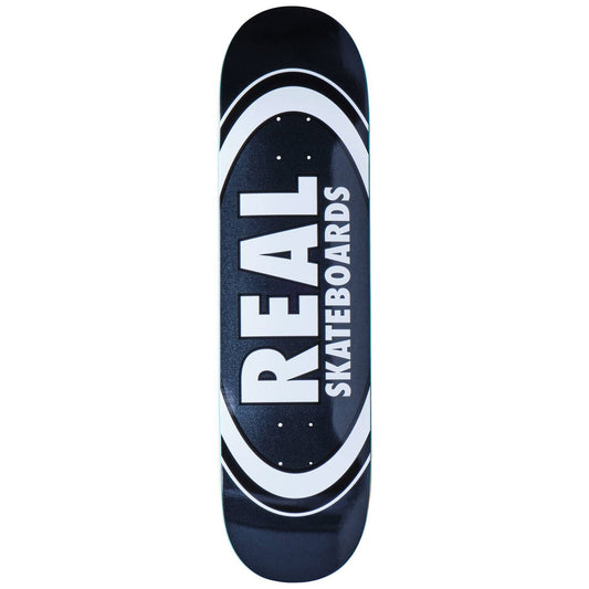 Real Team Classic Oval Black Deck 8.25