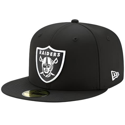 New Era Raiders Fitted Black Hat