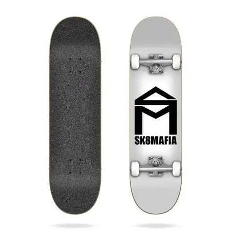 SK8MAFIA House Logo White Micro Complete 6.0 X 23.5