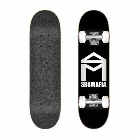 SK8MAFiA House Logo Black Mini Board 6.0 x 23.5