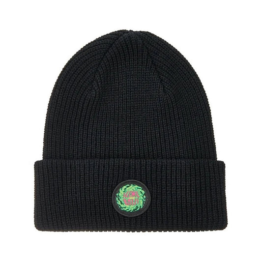 SLIME BALLS LOGO LONG SHOREMAN UNISEX BLACK BEANIE