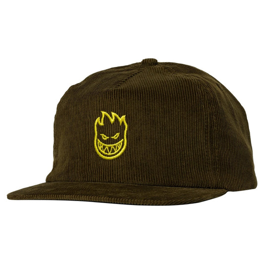 Spitfire Bighead Snapback Hat Brown/Gold