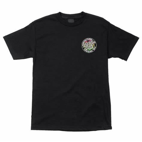 Santa Cruz  Acidic MFG Dot Black T-shirt