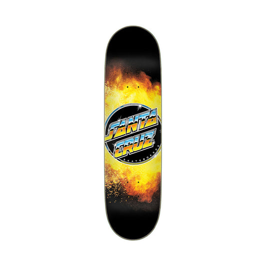 Santa Cruz Chrome Dot Flame Everslick Deck - 8.5" x 32.2"