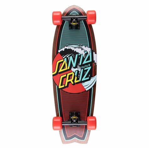 Santa Cruz Classic Wave Splice Shark Cruiser Complete - 8.8" x 27.7"