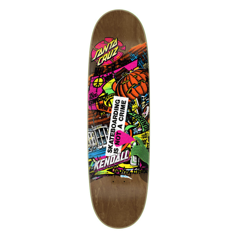 Santa Cruz Kendall Street Art Collage VX Deck 9.0