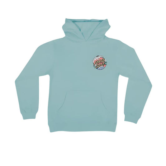 Santa Cruz Youth Girls Crane Dot Pullover Mint Hoodie