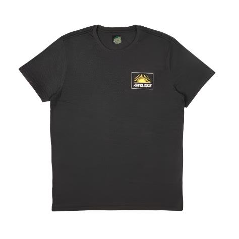 Santa Cruz Rise and Shine Premium Eco Black Heather T-shirt