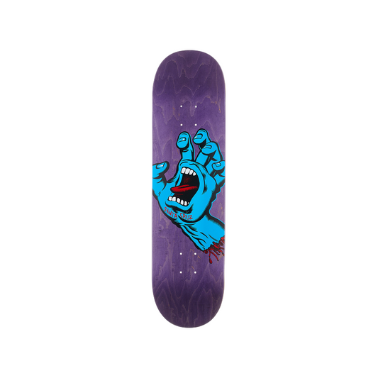 Santa Cruz Purple Screaming Hand Deck 8.37