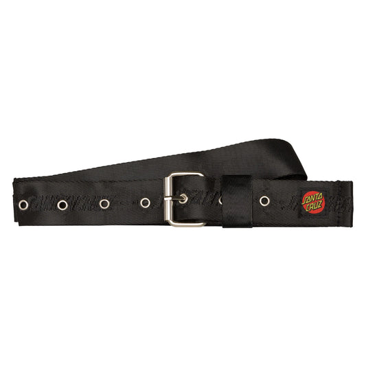 Santa Cruz Classic Street Strip Web Belt Black OS Unisex