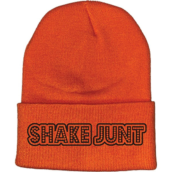 Shake Junt Stretch Logo Beanie Orange
