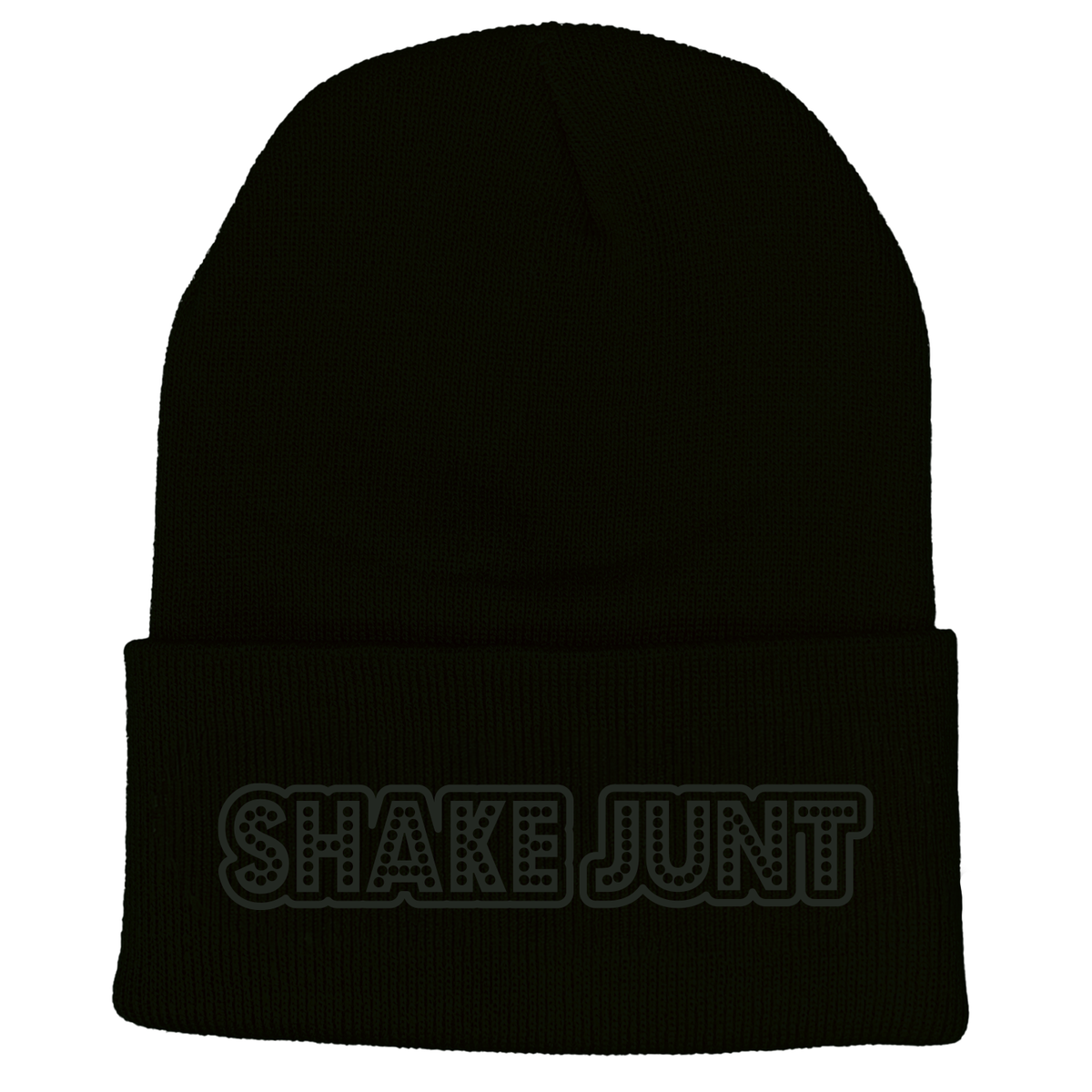Shake Junt Stretch Logo Beanie  Black
