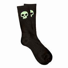 ZERO SKULL SOCKS BLACK GLOW