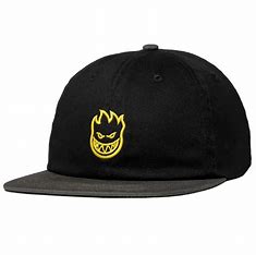 Spitfire Lil Bighead Strapback Hat Black/Charcoal/Gold