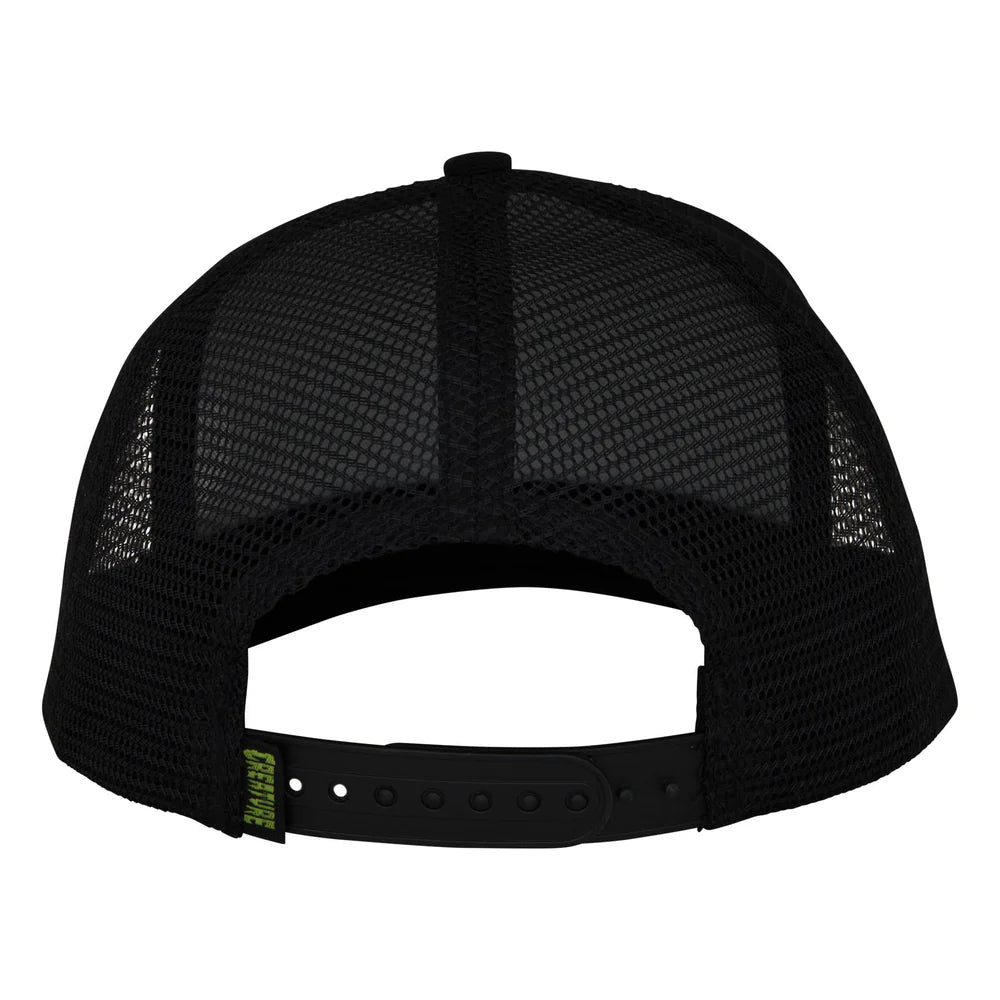 Bonehead 2 Relic Mesh Trucker Structured Hat Green Creature