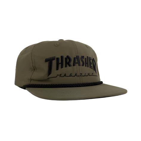 THRASHER ROPE SNAPBACK HAT