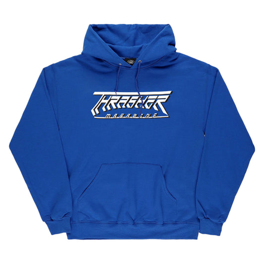 Thrasher Future logo Hoodie Royal Blue XL