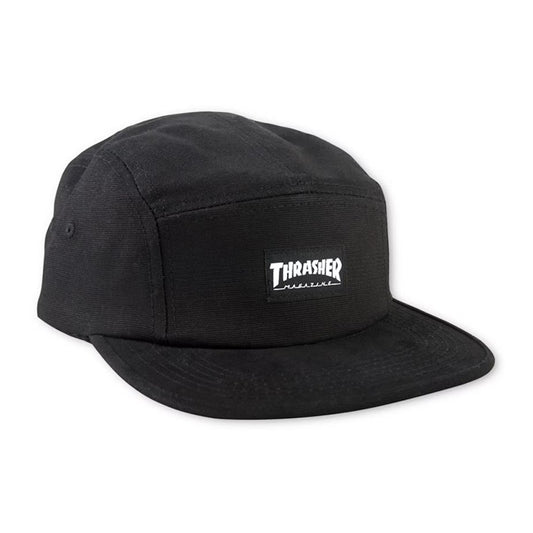 Thrasher Magazine Logo 5 Panel Black Hat