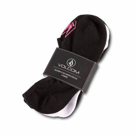 Volcom Stone no show 3 Pack - Assorted Colors Socks