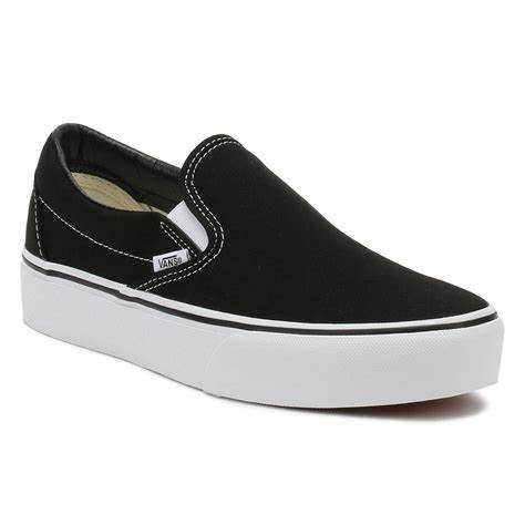 Vans Classic Slip-On Black / White Shoes